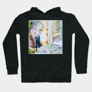 PABLO NERUDA - watercolor portrait.4 Hoodie